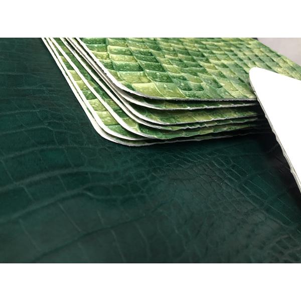 Fashion Customized Outer Skin for LANDSCAPE Pattern Semi-finished Pu Wallet Accessories