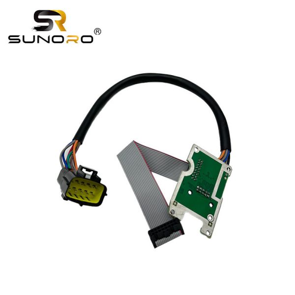 SUNORO for EC210 EC290 Monitor Display Screen Plug 14390065 Construction Machinery Part for Excavator Monitor Connector