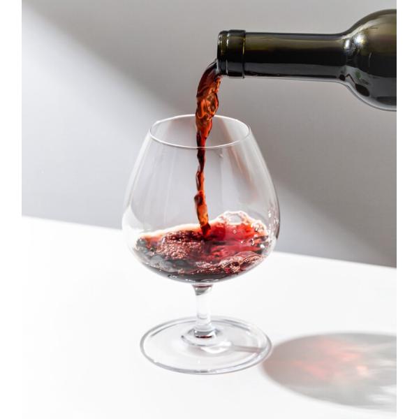 16 Ounces Crystal Cognac Glasses Lead Free Hand Blown Brandy Snifter Glasses