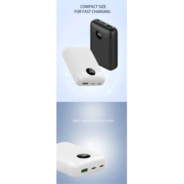 Besiter Portable Fast Charging Power Bank High Capacity LED Display USB Type-C