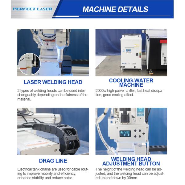 2000w Desktop Laser Beam Welding Machine For Metal SS Углеродистая сталь Алюминий Цинк