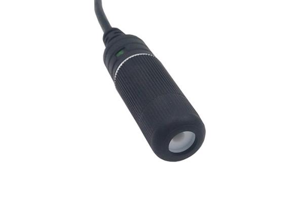 Black waterproof RJ45 male to female extension cable with LED indicator, OEM/ODM welcome