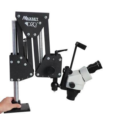 Microscópio de bancada de joalheria com suporte de mola universal supertransparente