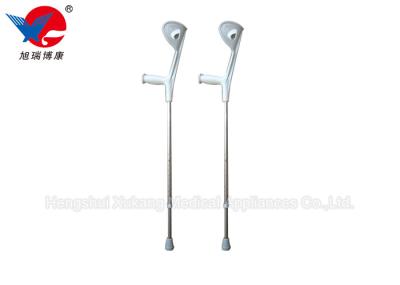 Metal Color Medical Walking Crutches , S / M  / L Size Adjustable Elbow Crutches