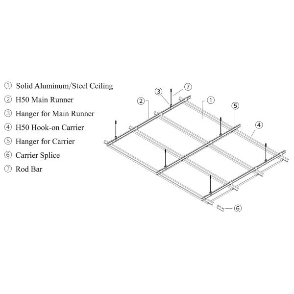 Natatorium Interior Decorative Panel Curved Wall And Ceiling Covering Suspended Metal
