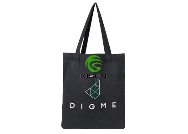 Waterproof Lining Cotton Canvas Shopping Bags With Custom Printed Logo