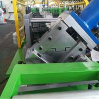Aço galvanizado 1,0-1,5 mm Rack Vertical Cross Support Hat Profile Center Shelf Reforcing Roll Forming Machine