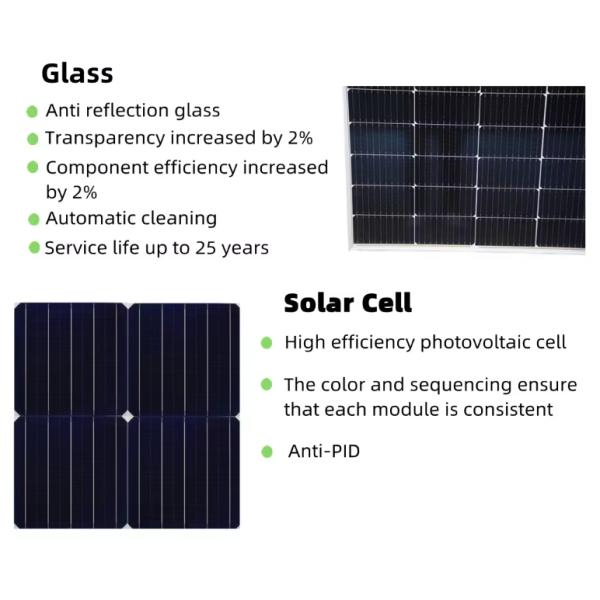 Longi Solar Panel Tier 1 Half-cut Cell Modules LR5-72hph Hi-mo5 545W 565W Mono Glass Solar Cell