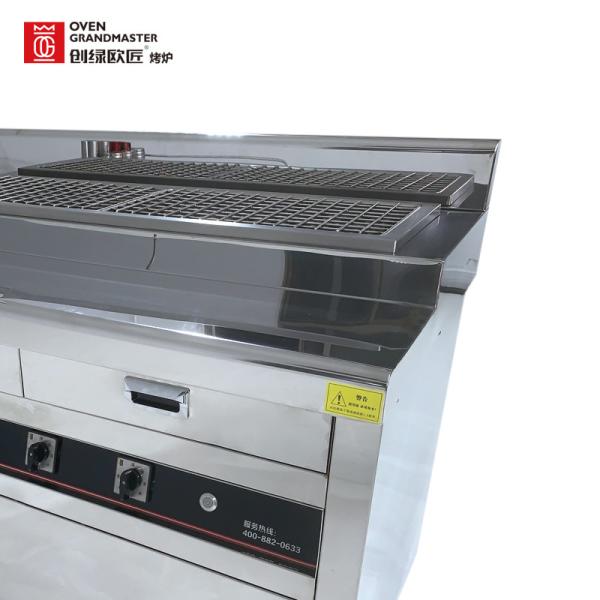 Velocidade super comercial elétrica do forno 220V 15KW das grades do assado
