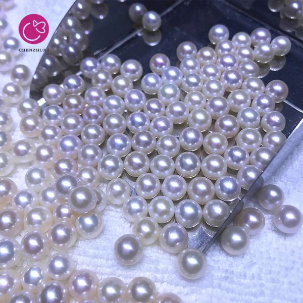 Freshwater Cultured Genuine 7-8mm White Rice Loose Pearl Wholesale for DIY Jewelry