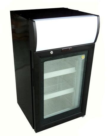50L hot sale digital control counter top glass door ice cream commercial portable fridge freezer SD50B