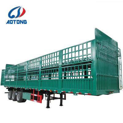 OE NO. livestock stake trailer 3 axles 2 floors livestock transporting semi trailer