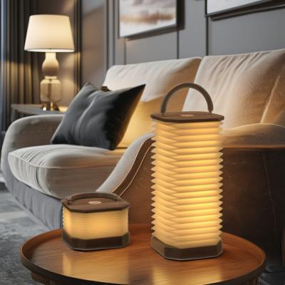 Vertical Hanging Camping Accordion Light Folding Wooden For Reading Customized