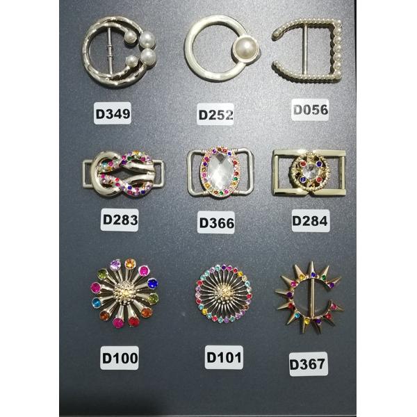 Colorful Antique Customized Plastic Shoe Buckles For Gifts Shoe , Eco Friendly,Good Quality