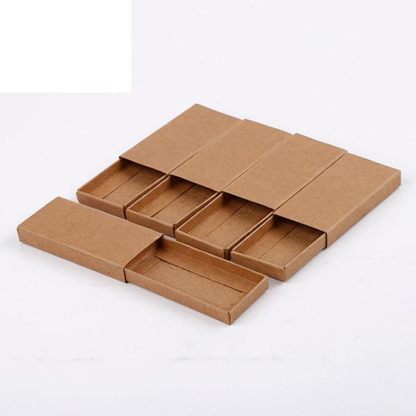 Custom printing craft paper gold stamping empty matches packaging box