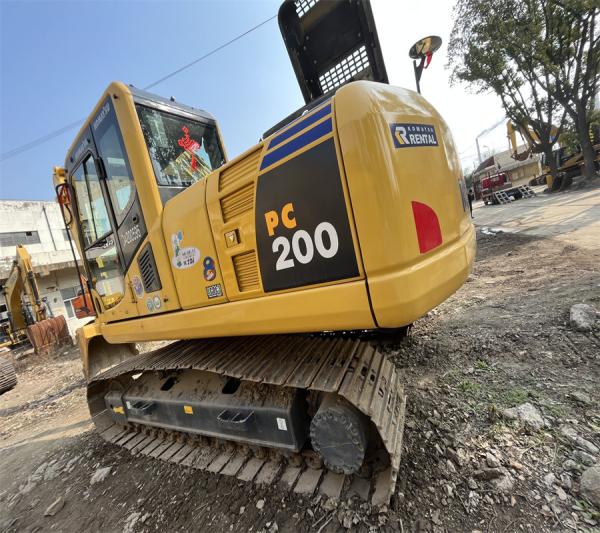 20 Ton Used Komatsu Excavator Hydraulic Crawler Excavator Backhoe PC200 Komatsu