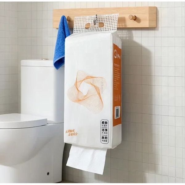 Universal Single Use Clean Disposable Pull Up Tissue Paper Hanging Soft Facial Tissue Paper