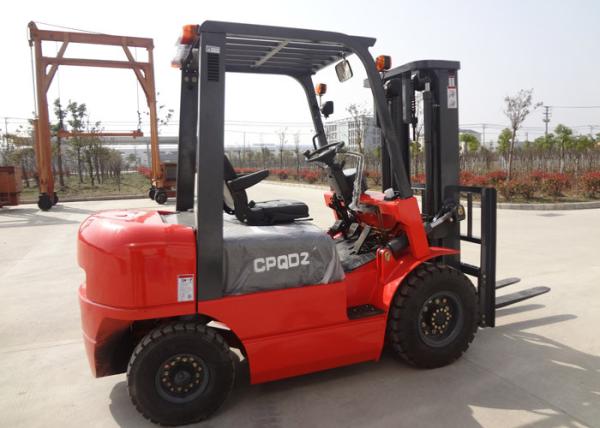 High Efficiency Industrial Forklift Truck , Dual Fuel Gasoline Forklift Truck