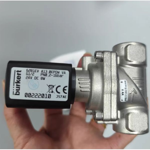 '00322529 '00322530 '00322531 Burkert Solenoid Valve Type 6281 G1/4 2/2 normally closed Stainless steel AC24V  8W