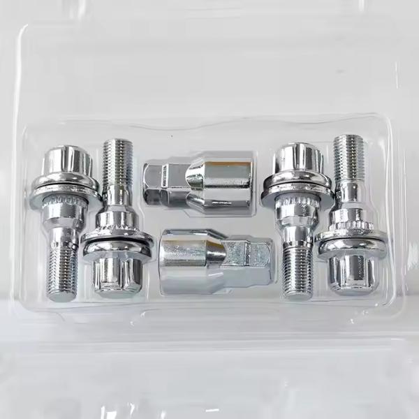 62mm Length Wheel Lock Lug Nut Anti Theft Wheel Nuts 19/21mm Hex