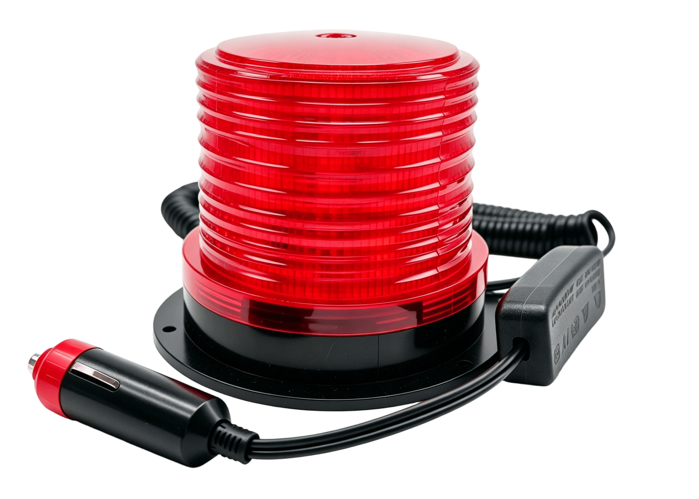 RD-205-30B Red Magnetic Auto Strobe Light 12-24V to Vehicles