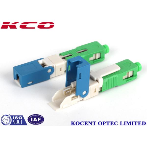 Single Mode Fiber Optic Fast Connector , Sc Optical Connector Field Installable