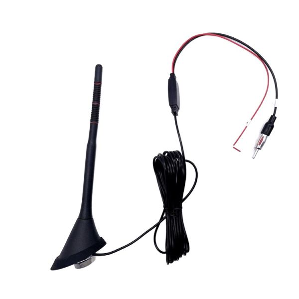 Customized DAB AM/FM Universal Stainless Steel High Gain Car Radio Antenna with High Reception Durable & Easy Install
