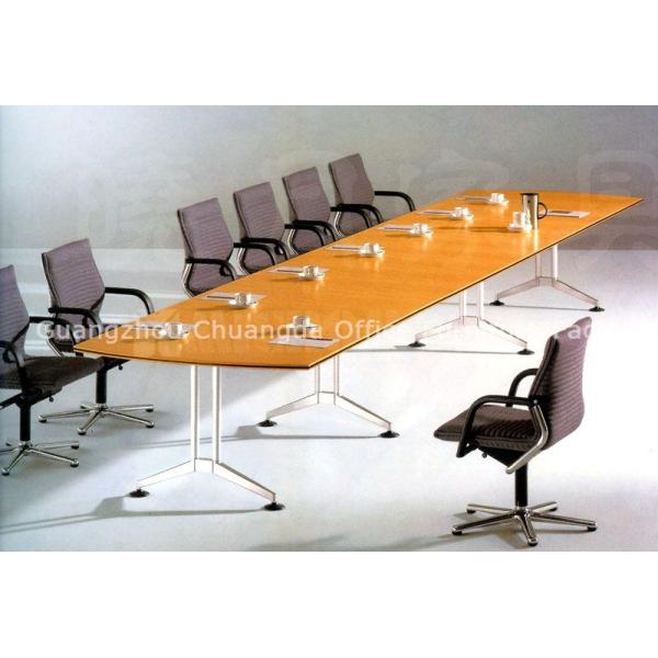 Yellow high-gloss Meeting Room Tables AD-0002 for 5 person