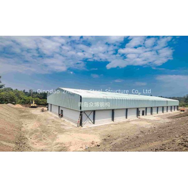 Steel Structure Warehouse featuring strong foundations and reinforced steel structures for enhanced safety and stability