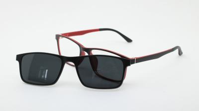 Clip On Polarized Sunglasses [Blocking UV] Classic Sun Glasses for Men/Women with magnet clip on
