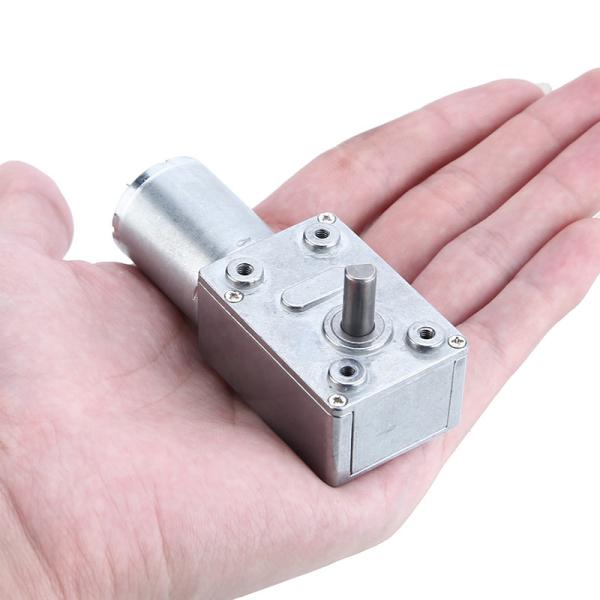 Faradyi Customized High Torque Low Rpm DC Gear Motor 12V 24V Electric Motor with Worm Gearbox Bicycle DC Motor