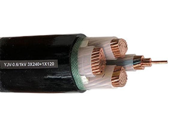 0.6/1kV Low Voltage Power Cable Câble U1000 RO2V 3x150mm²+70mm² Cu XLPE PVC Cable