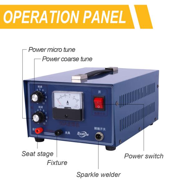 50A Jewelry Pulse Spot Welder Machine