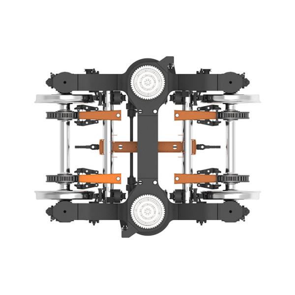 Railroad Coach Three Piece Bogie Strong H Type Welding Structure Frame