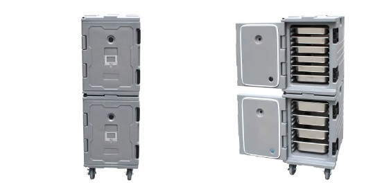 180L Camping isolé Ultra Pan Porteur Hot Food Isolé Transport alimentaire Pour les cuisines centrales