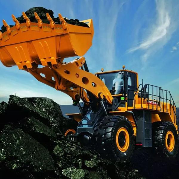 6.5m3 Bucket Largest Compact Wheel Loader For Mining Yellow Color 394kN