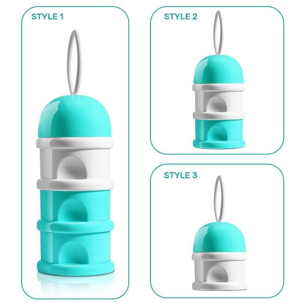 Portable Sealed PP Baby Milk Powder Container Multi Function