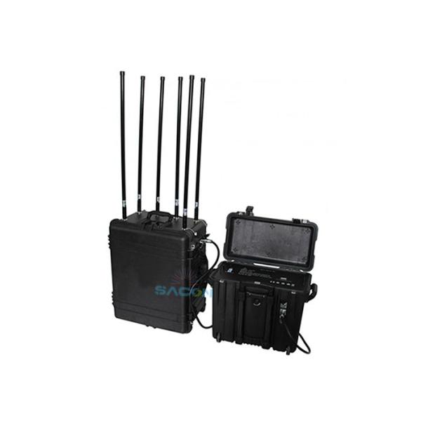 460W High Power Bomb Manpack Jammer with 6 Bands and Up to 1000m Range