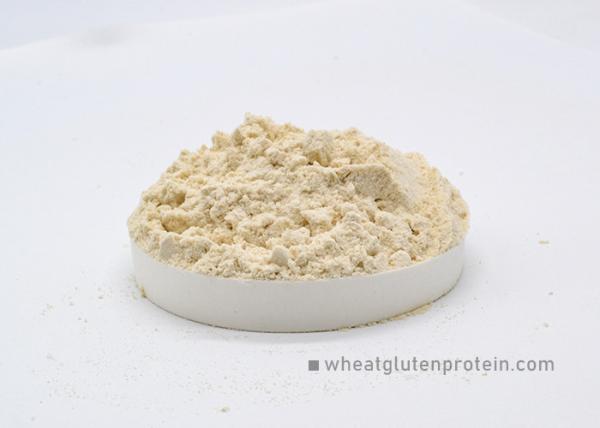 Food Grade Wheat Gluten Powder Gluten Light Yellow Color For Bread Manufaturing