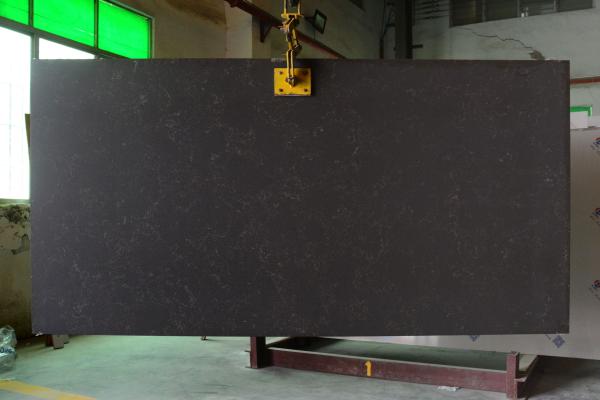 Pedra de quartzo de 25MM Brown Carrara para a parede do banheiro e a bancada da cozinha