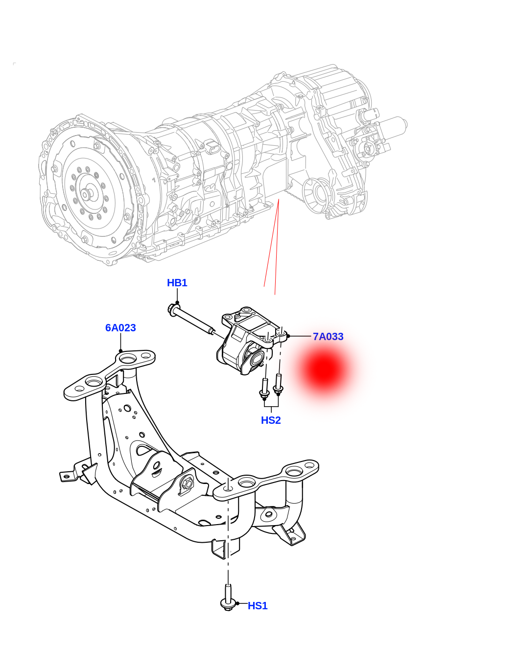 OEM LR092039 IAF500021 TRANSMISSION MOUNT FOR LAND ROVER DISCOVERY IV
