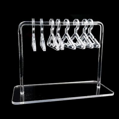 Clear Color Acrylic Rack Hanger Display Stand Acrylic Earring Hanger Rack OEM