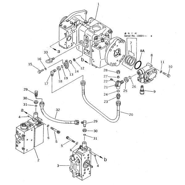 708-2G-00120 708-2G-01120 708-2G-04370 Hydraulic Main Pump for Komatsu WD600-6 WA600-6R WHEEL LOADERS OEM Standard