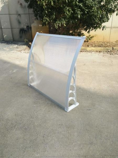 Toldos Diy Clear Polycarbonate Awning , Aluminum Door Awnings Rain Cover Eaves