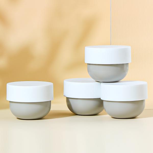 75g 100g 150g 200g Empty Matte Scrub Body Butter Face Cream Frosted Container PP Cosmetic Plastic Jar With Lid