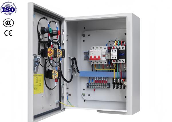 Panel eléctrico de energía de emergencia Motor de bajo voltaje y gabinete de control de incendios de puerta única