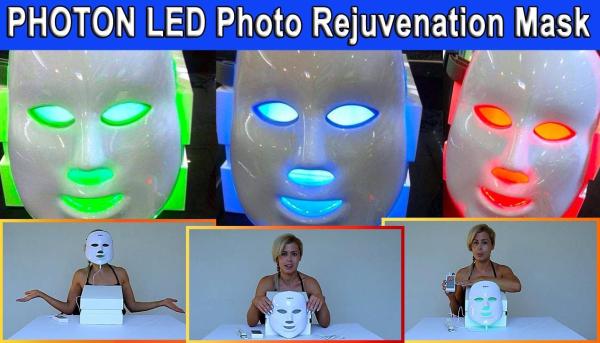 Beauty Led Facial Mask light therapy machine professional Skin Care No Side Effects