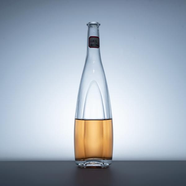 1 Litre Whiskey Glass Vodka Bottle Empty Spirit Bottle 375ml 500ml 750ml with Cork Lid