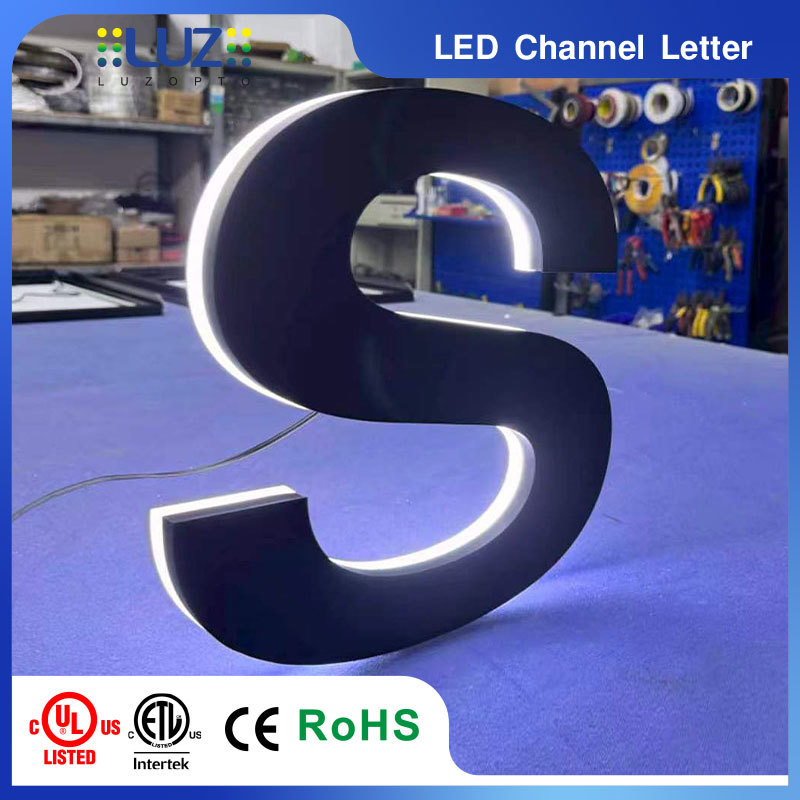 Custom Backlit LED Channel Letters - 3D Halo Lit Signage for Business