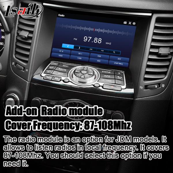 Lsailt 8G Android мультимедийный интерфейс для Infiniti QX70 FX35 FX37 2008-2017 интегрированный беспроводной CarPlay, Android Auto